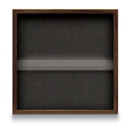 Outdoor Enclosed Combo Board,48x36,Bronze Frame/Burgundy & Cork